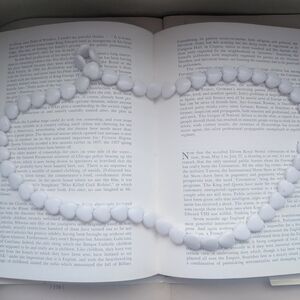 Chic White Beaded Necklace
